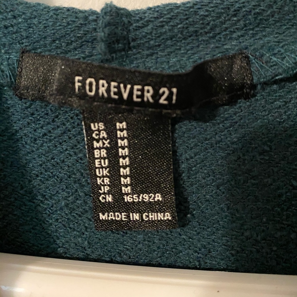 Forever 21 Varsity Hooded Sweater Dress - Picture 3 of 3